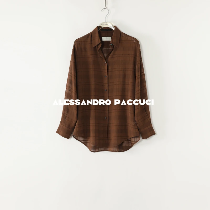 AP洛哥52048HC【黑标系列】意大利TEXMODA棉色织格纹时尚百搭衬衫