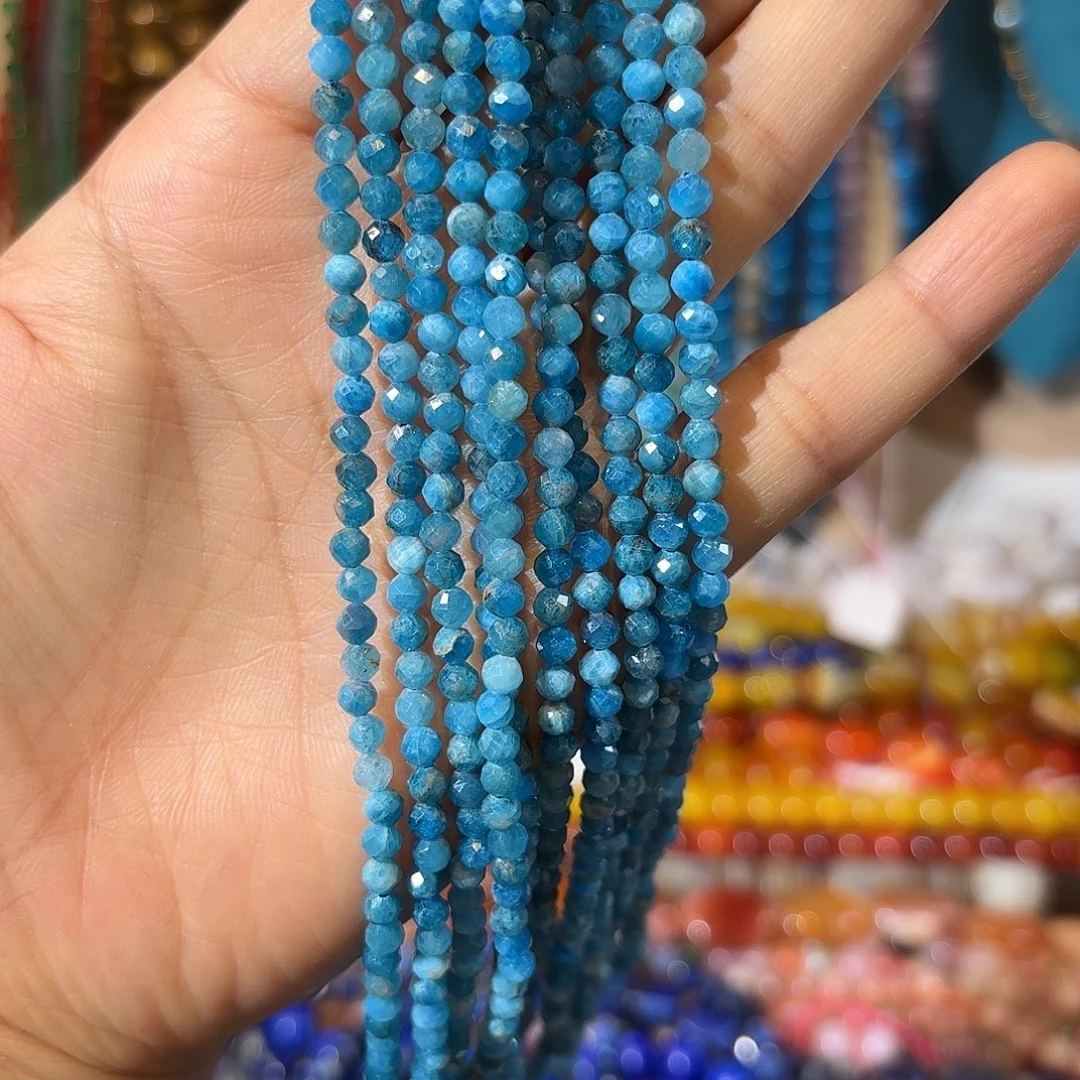 玛瑙/玉髓银S925镀金镶嵌珠宝半成品磷灰石卡4一条