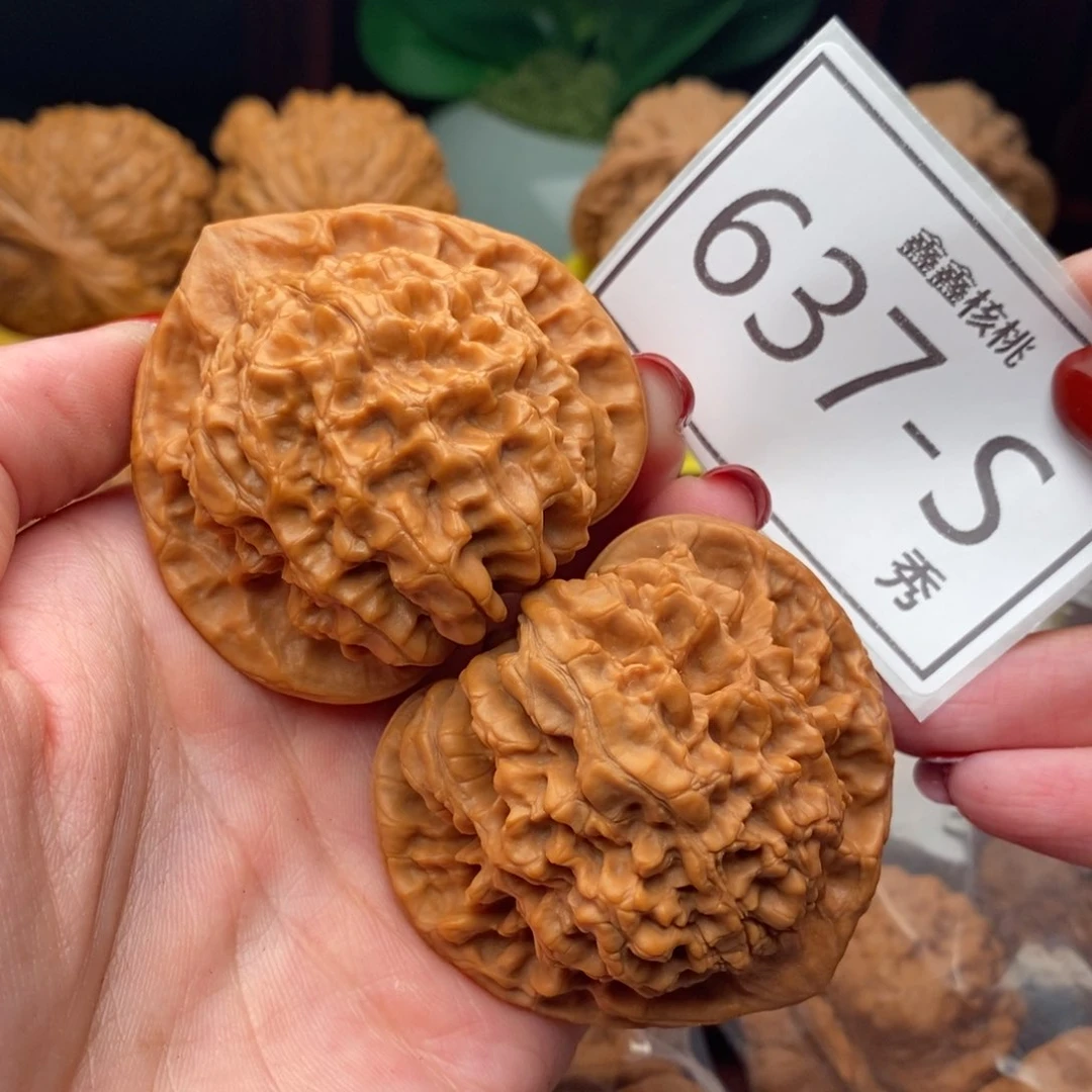 文玩核桃把件官帽50