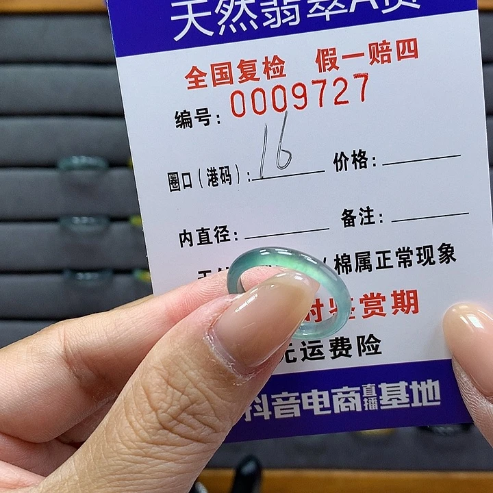 翡翠戒指未镶嵌 00009727