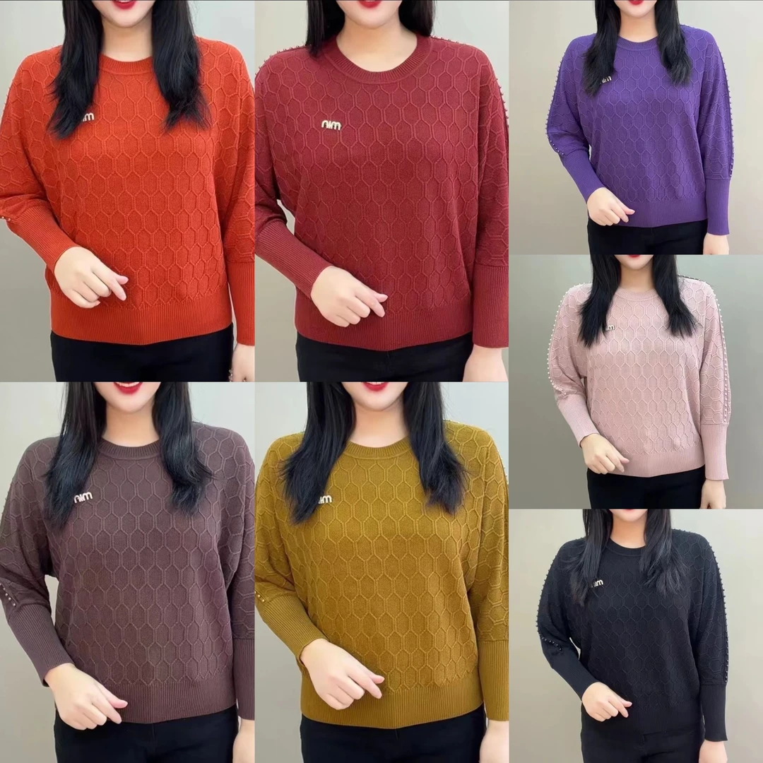 薄款不起球春季冬季秋季毛针织衫毛衣时尚欧若假日风