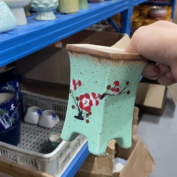 花盆单场满9.9发货9×12.5五边形