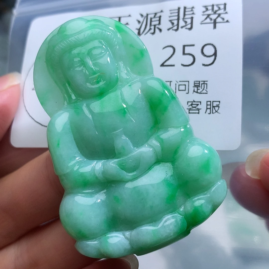 *****翡翠未镶嵌颈饰259