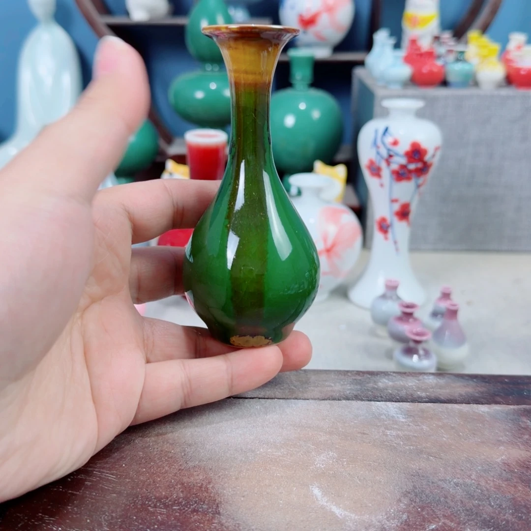 陶瓷手工小花器摆件