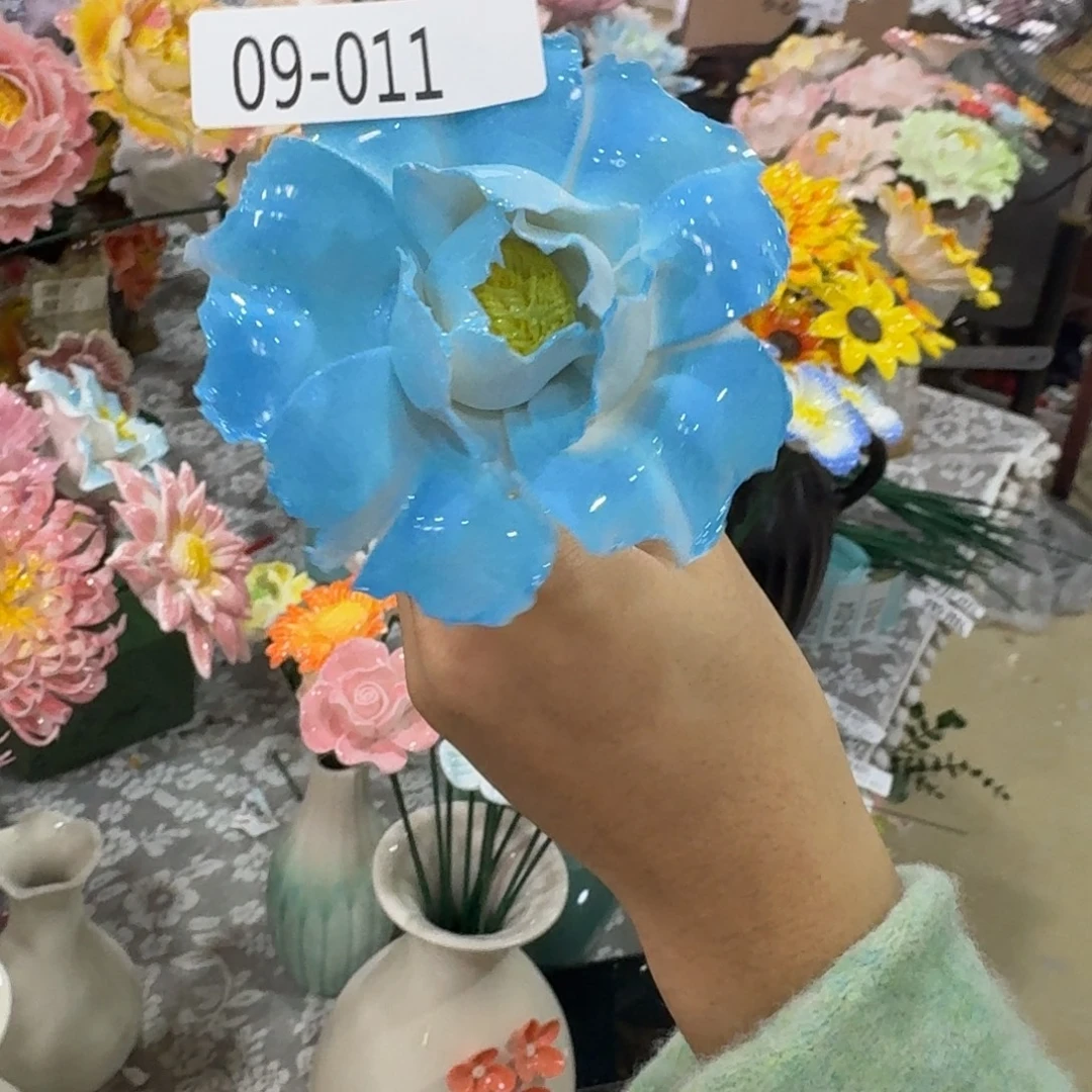 陶瓷花拍满20元发货，随意退款的拉黑