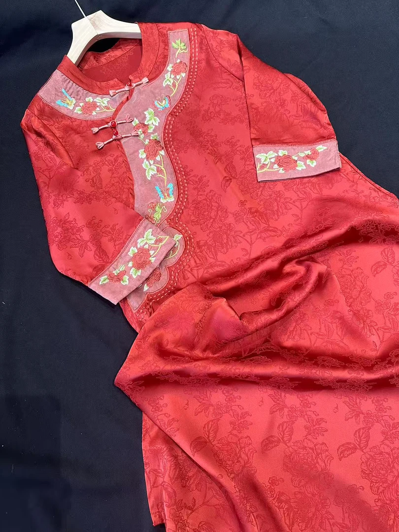 「合欢」新中式国风时尚气质百搭连衣裙