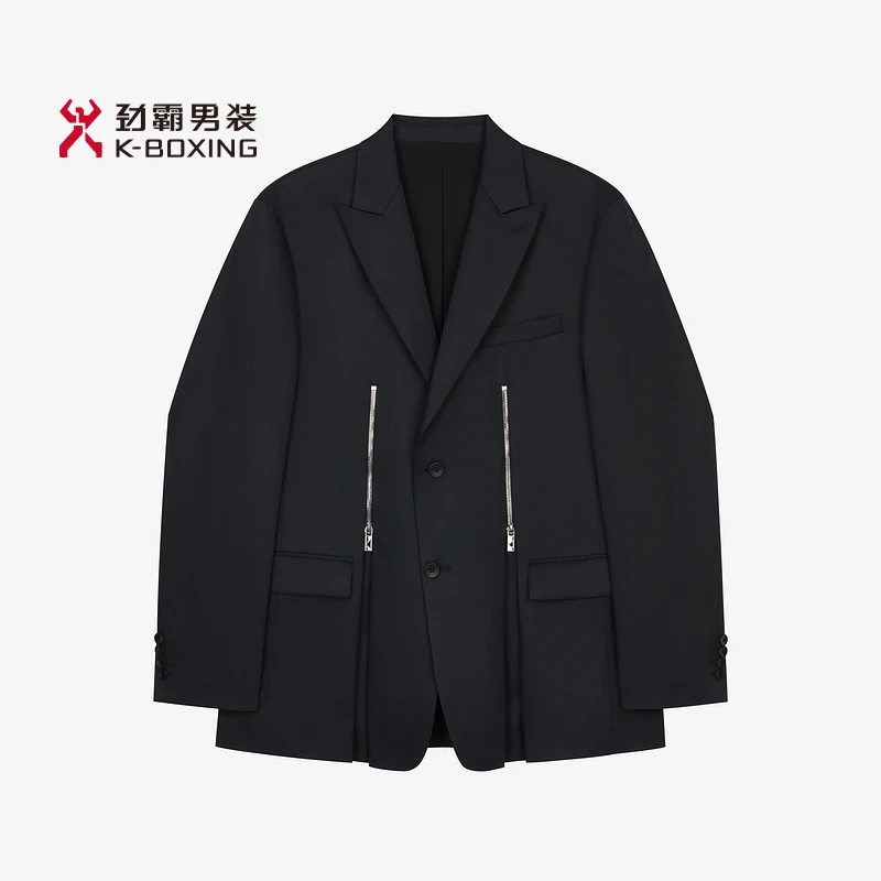 劲霸男装春季经典时尚商务休闲单西服┃FFFE1105