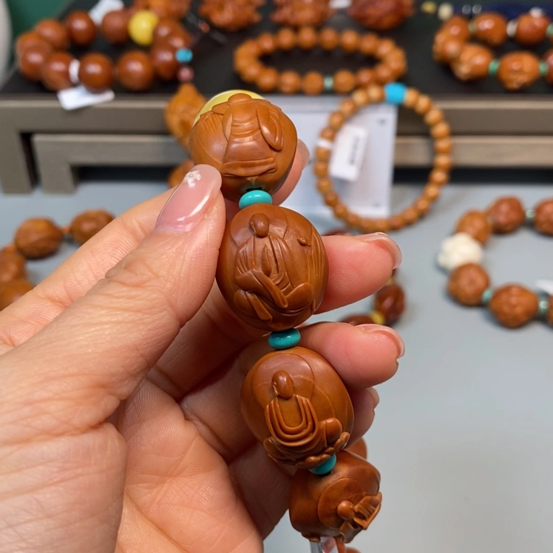 手串/手链橄榄核无相佛定金