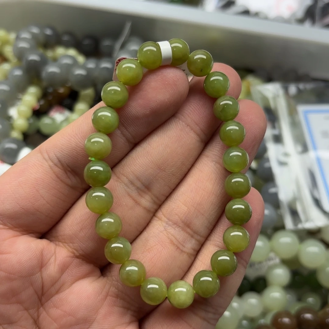 和田玉未镶嵌手链180