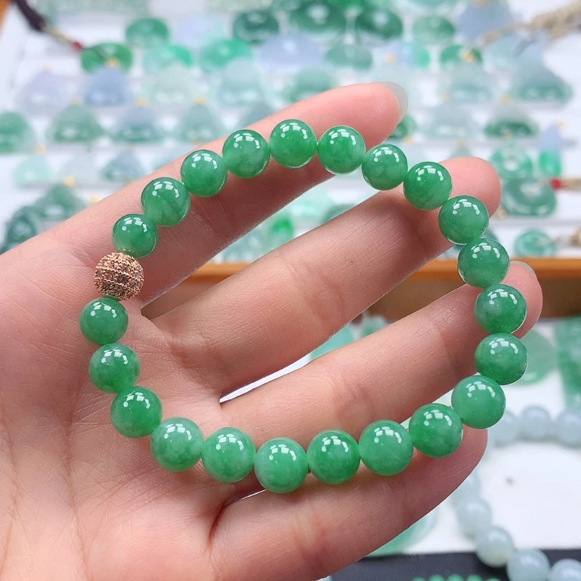 【闪购商品】翡翠手链未镶嵌缅甸天然翡翠