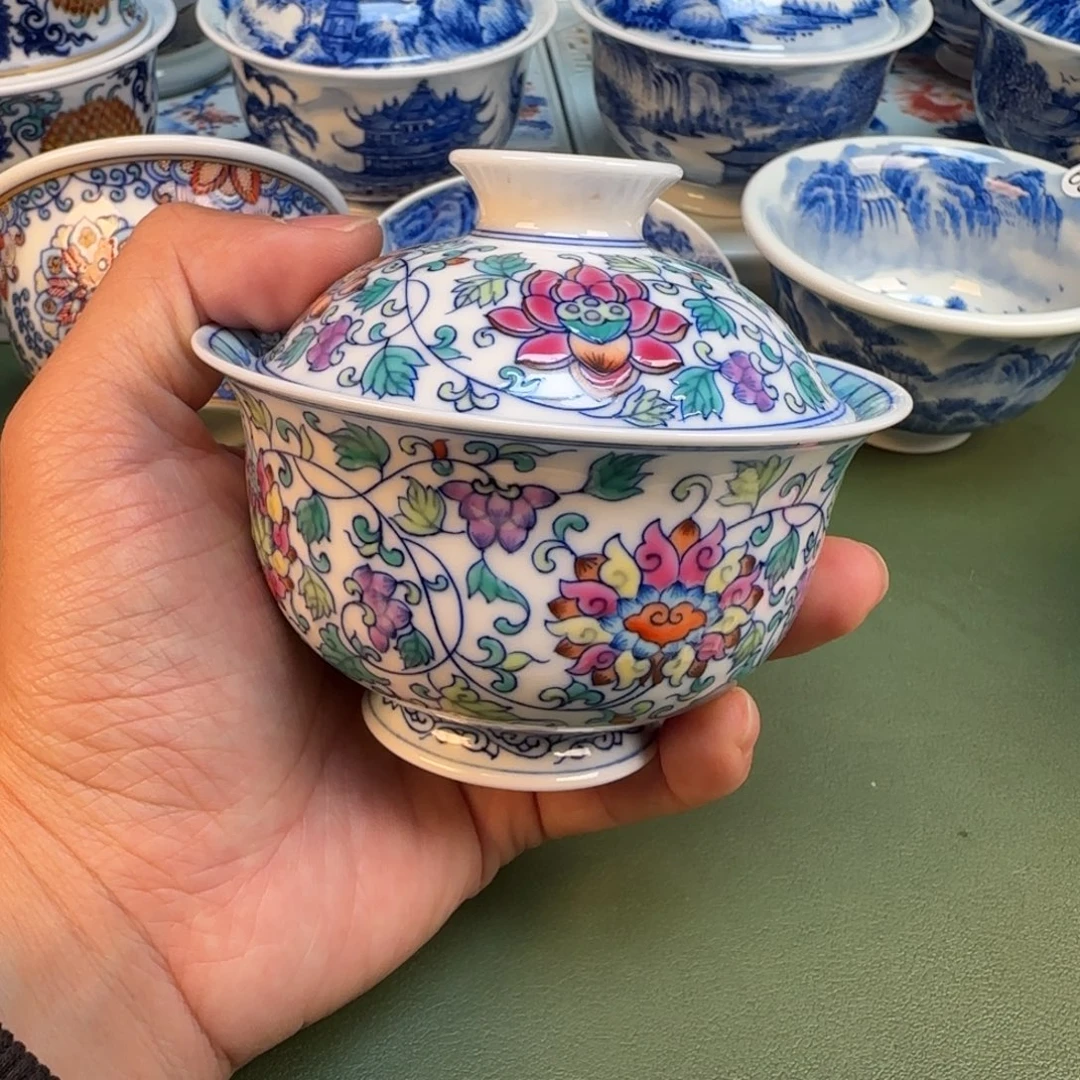 纯手工纯手绘茶具石头1