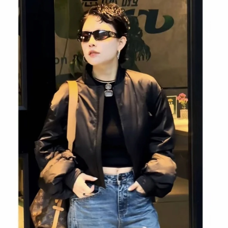 《老板娘自留年货》冬季新款25151显瘦长袖鹅绒上衣女装轻奢