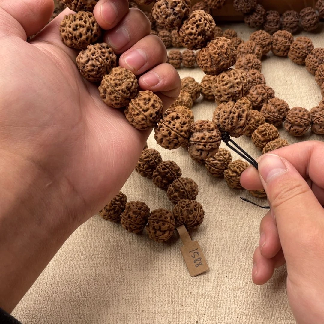 吊坠金刚菩提老原生态蜂窝双龙