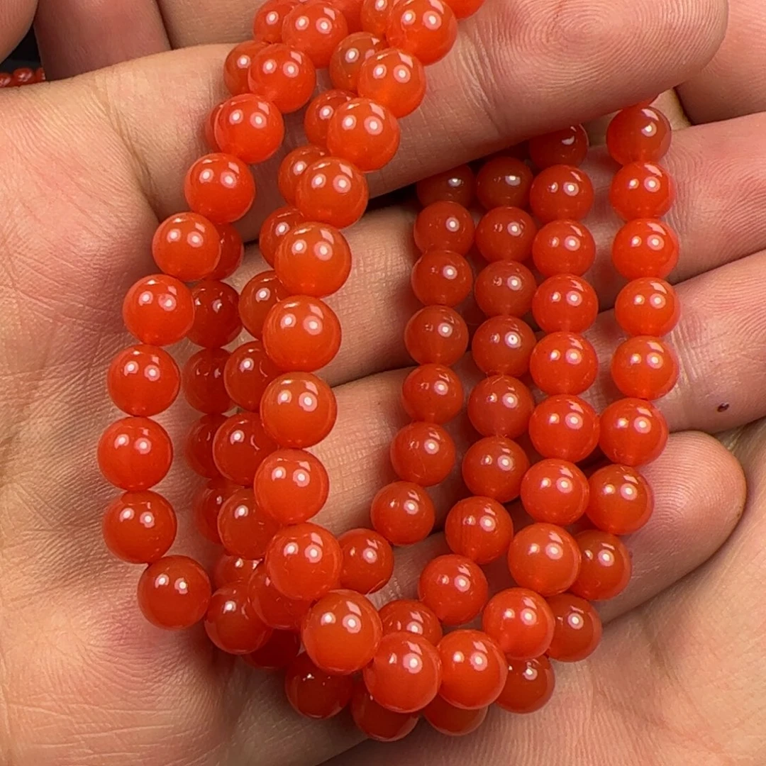 未镶嵌手串7+南红玛瑙