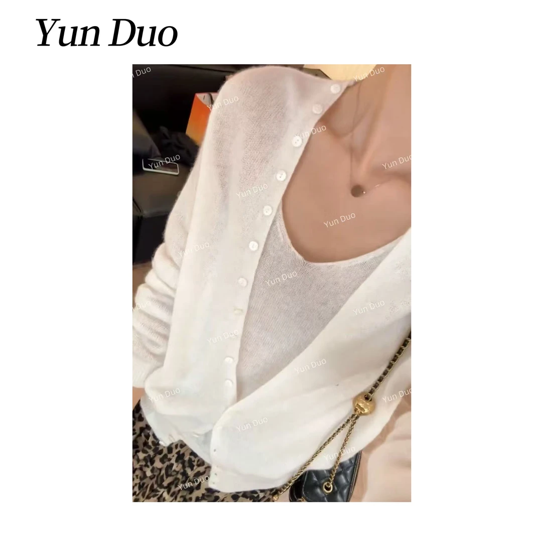 云朵定制【秋果】慵懒感吊带假两件针织毛衣LF17