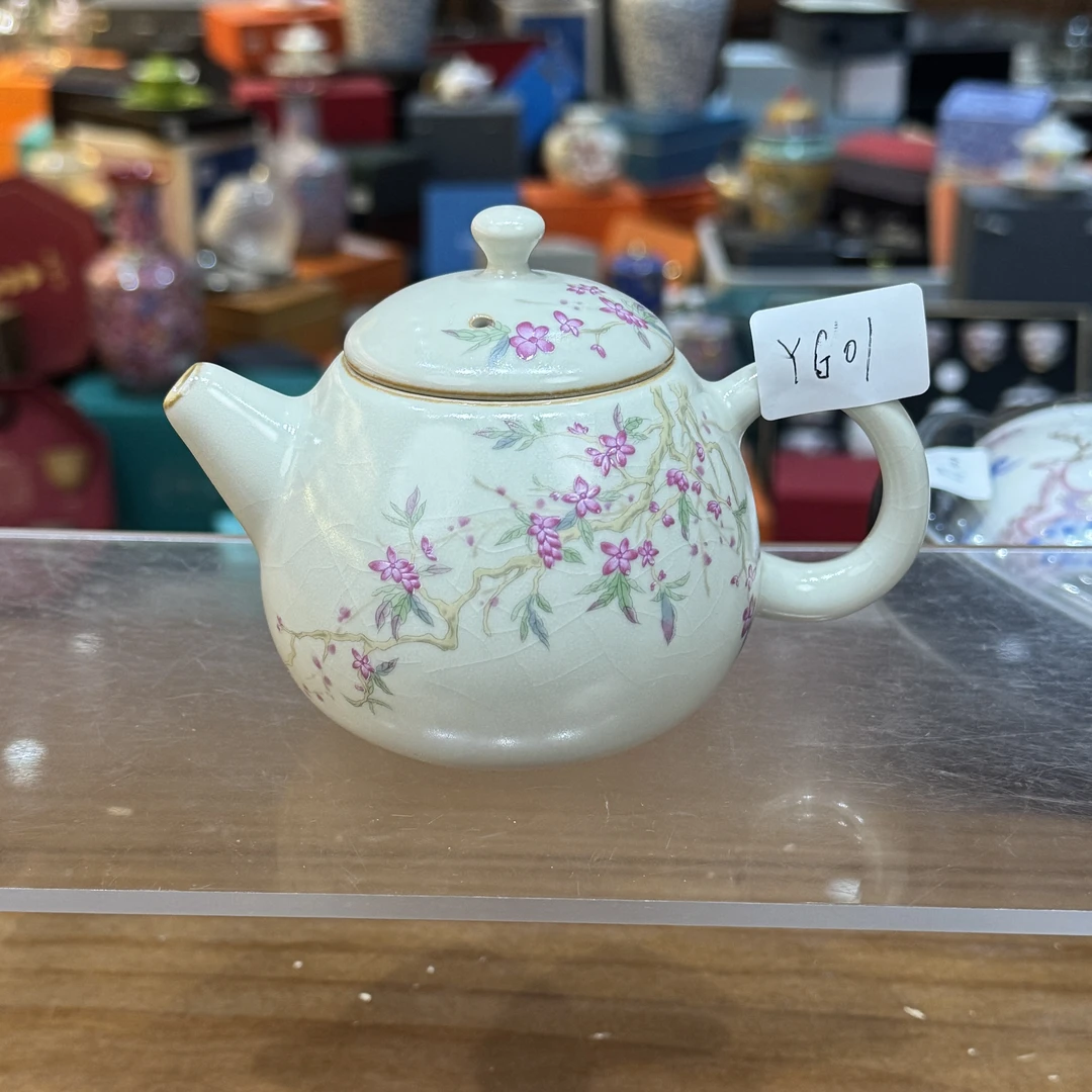 花开蝴蝶龙蛋壶@YG01