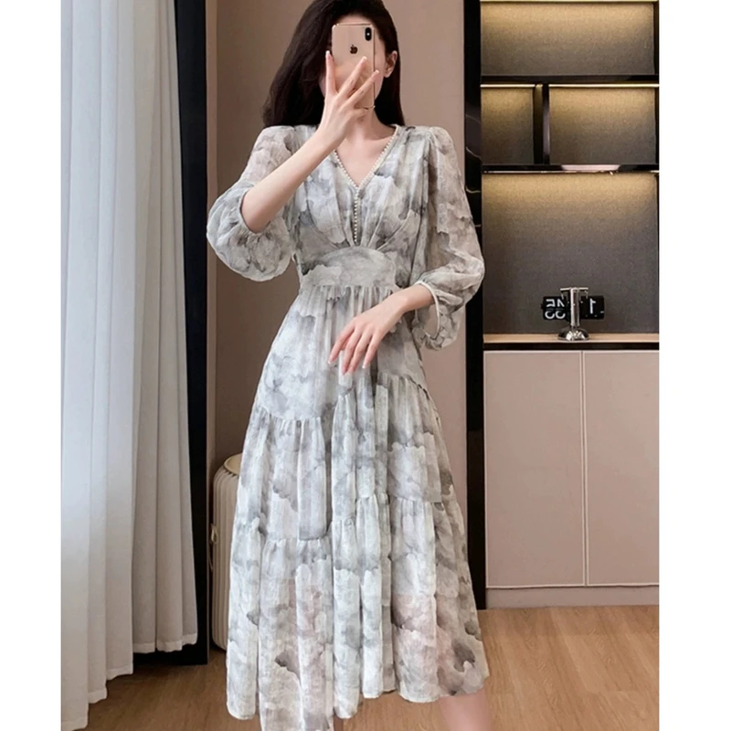 连衣裙女新款原创设计新款夏季连衣裙女装连衣裙显瘦时尚895226