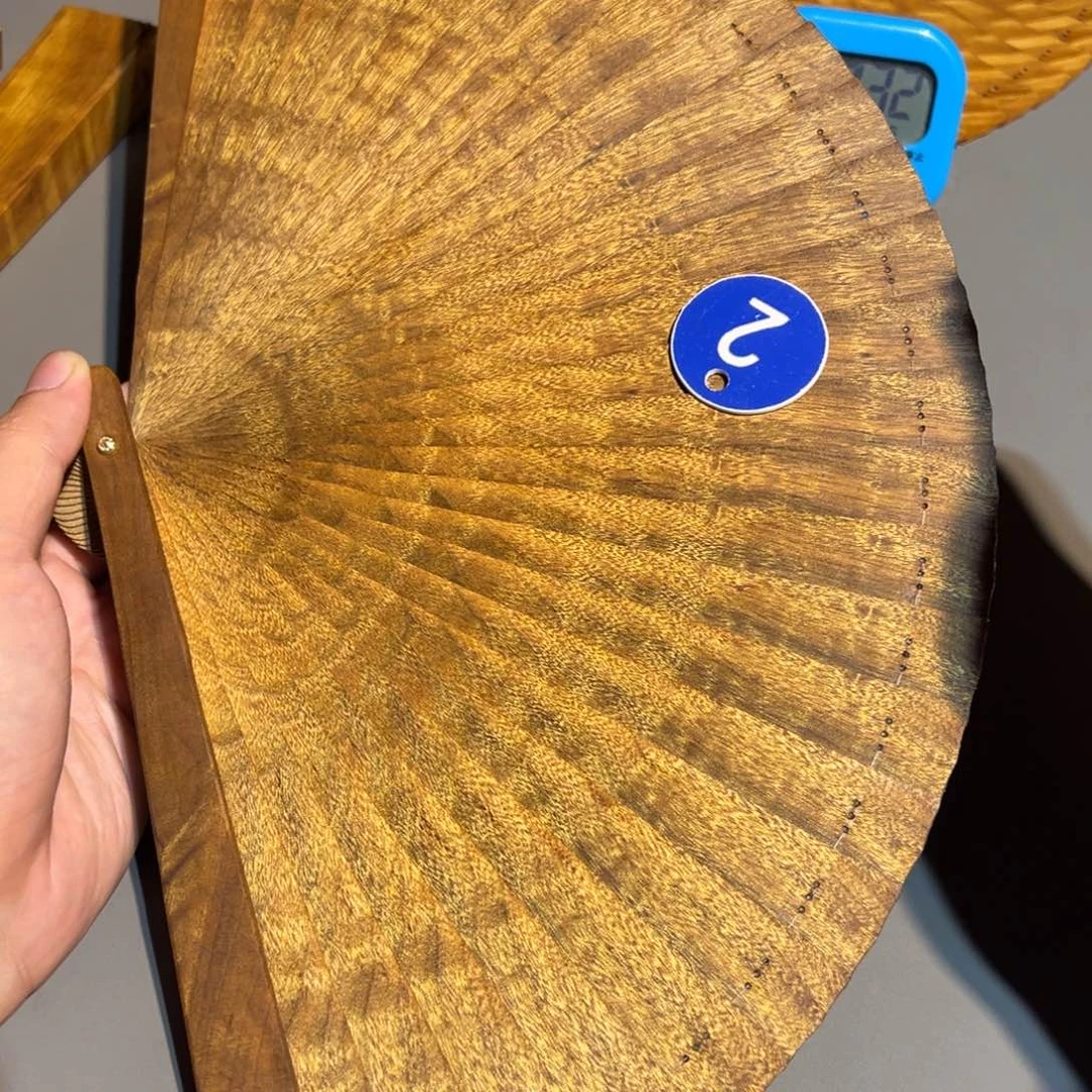 金丝楠可***@金丝楠小叶桢楠扇子