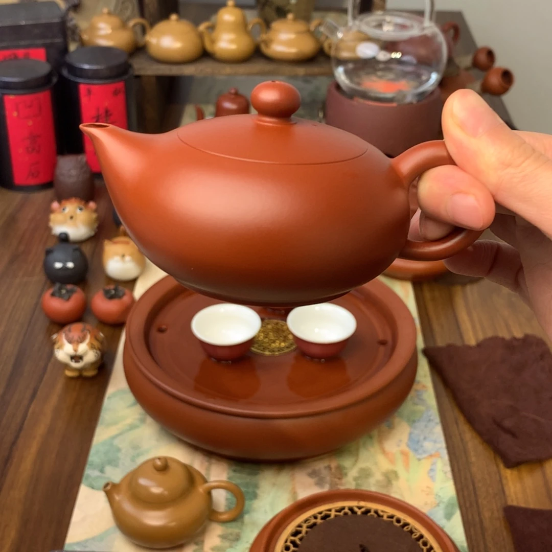 凤雏壶朱泥130cccc