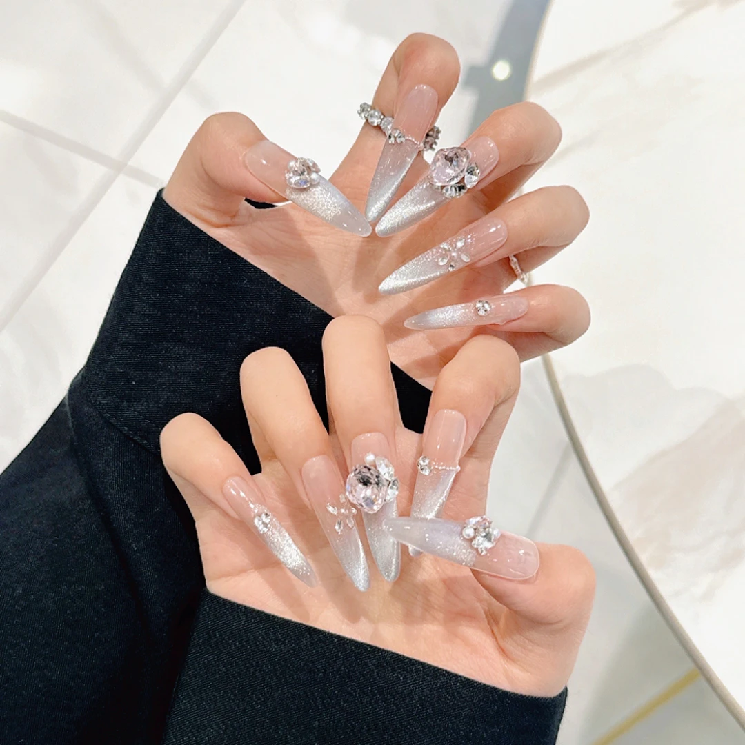 【晚霞】Meetyo米柚纯手工穿戴甲-507