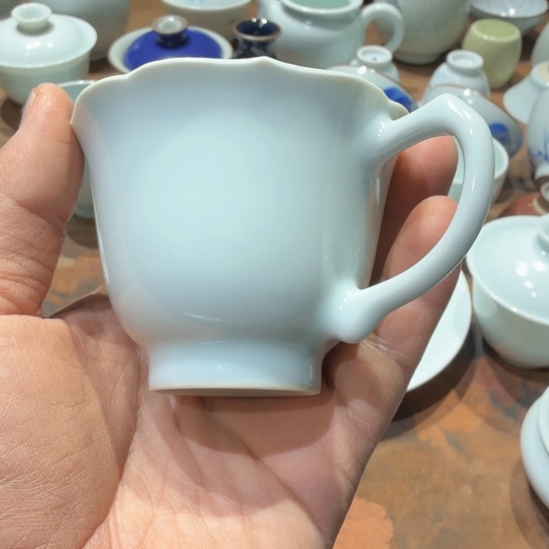 甜白咖啡杯喜欢的可以拍