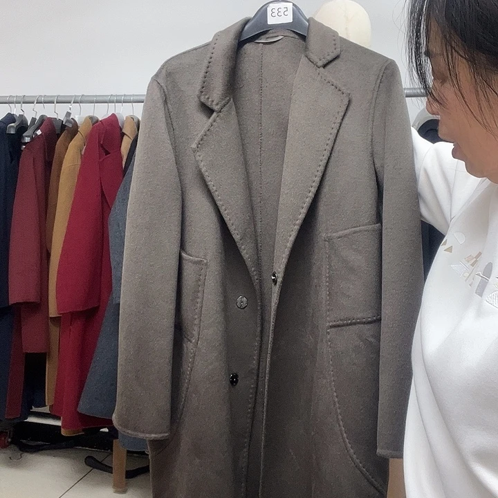 外贸出口大衣女秋冬