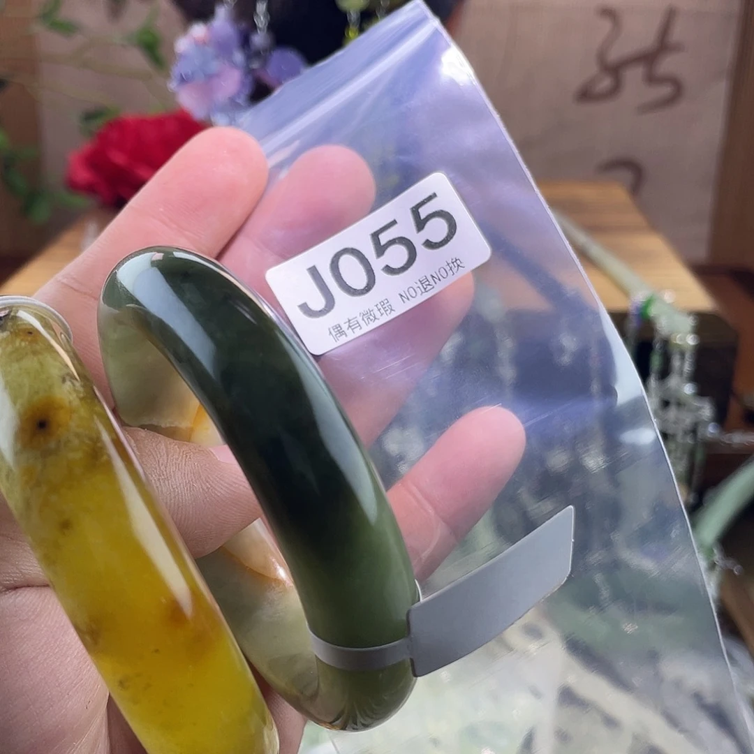 梵***柏蛇纹石玉未镶嵌发饰