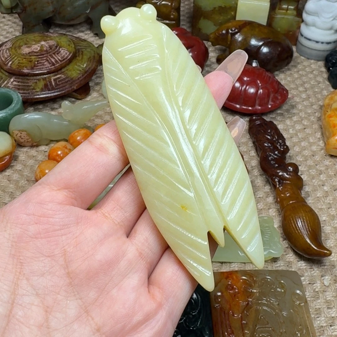 白玉菩提吊坠挂件