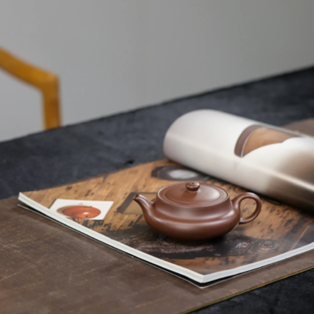 佳作鉴赏 桑盘 作者：张强 家藏紫砂 160cc