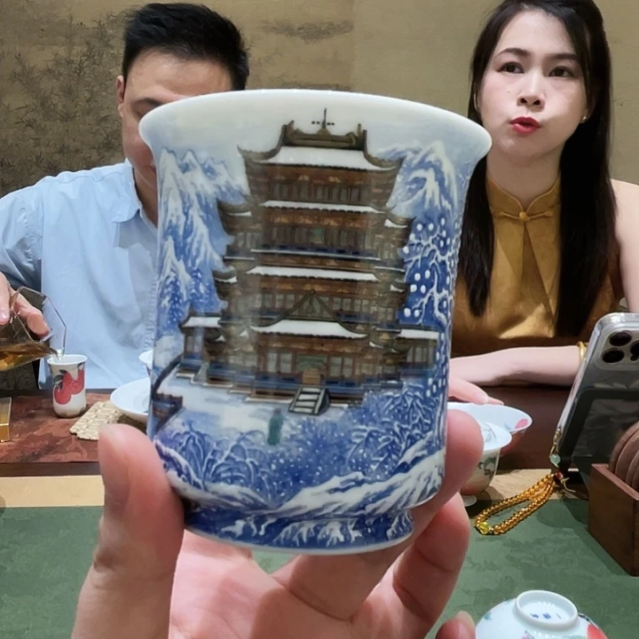 F***1釉上酥麻离青楼阁直口杯