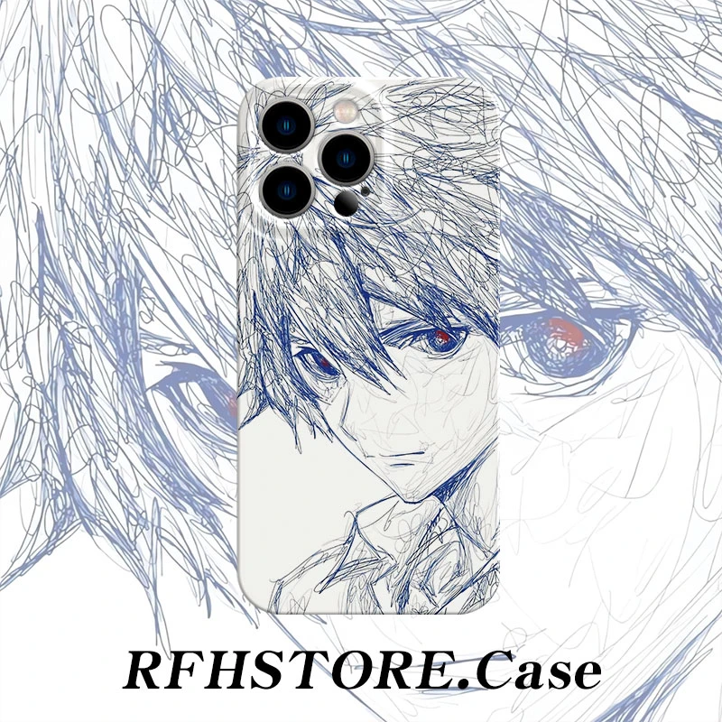 ZMGX线稿少年渚薰适用iPhone16菲林手机壳华为P70vivo小米oppo套