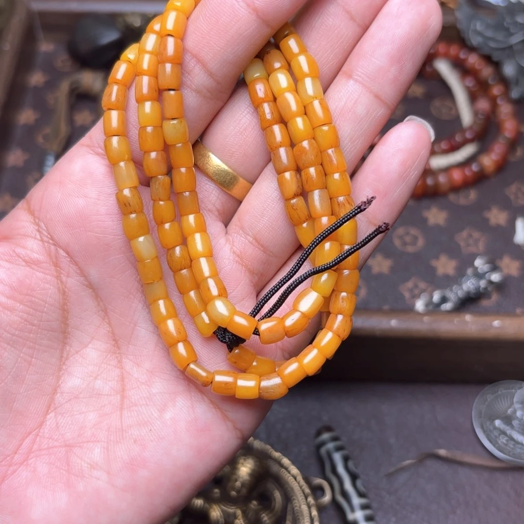 铜星月菩提吊坠项链