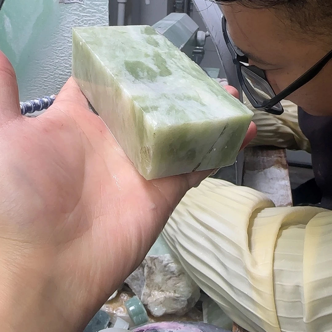 长石玉未镶嵌原石