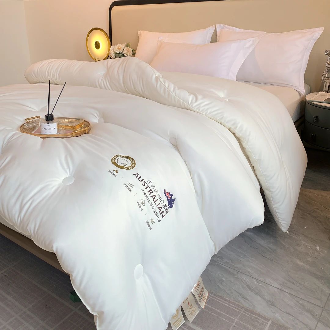 高级款羊绒蛋白保暖冬被四季被 MLG