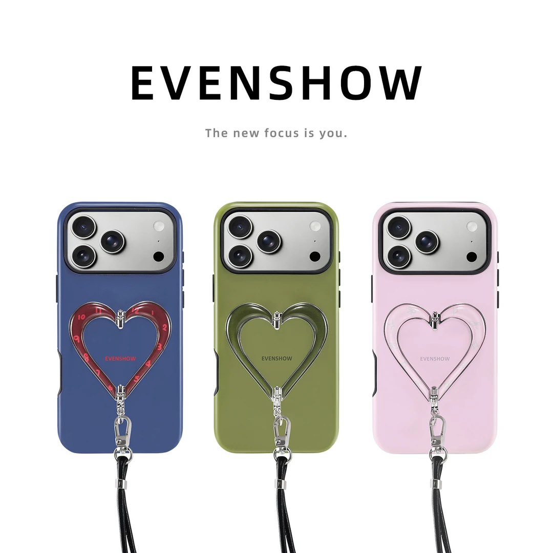 EVENSHOW2025新款独特背带斜挎手机壳带挂绳适用苹果17/16promax