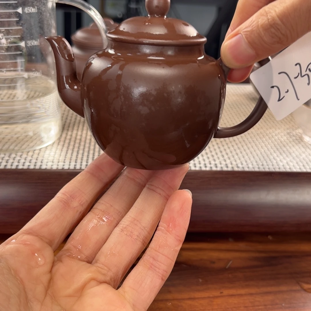 紫砂茶壶与****?微瑕2.7-30 古莲子老紫泥170