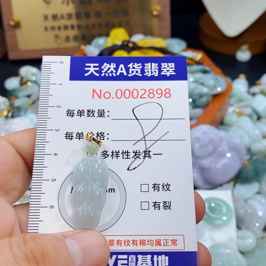 翡翠未镶嵌颈饰2898