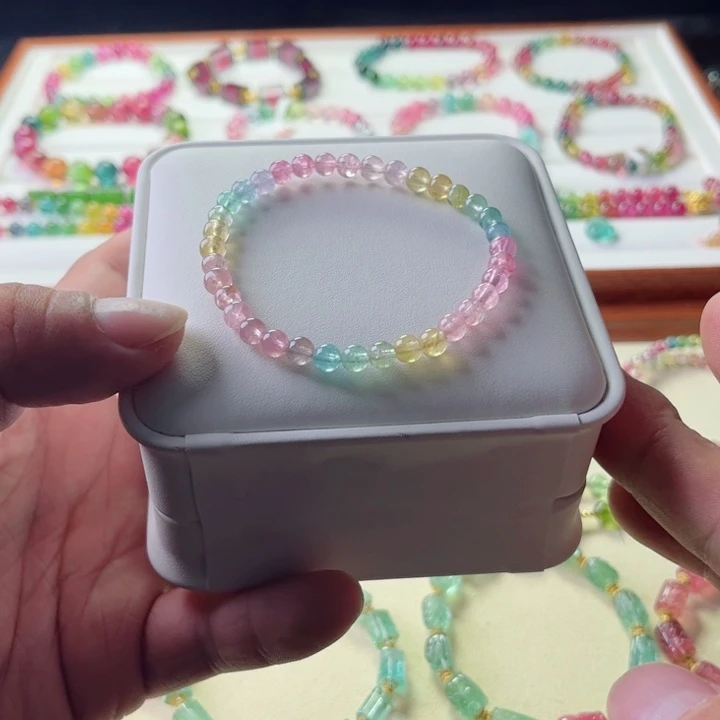 手链未镶嵌碧玺5+仙色人鱼