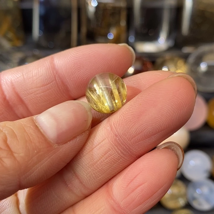 【闪购商品】水晶天然钛晶单珠未镶嵌r****?