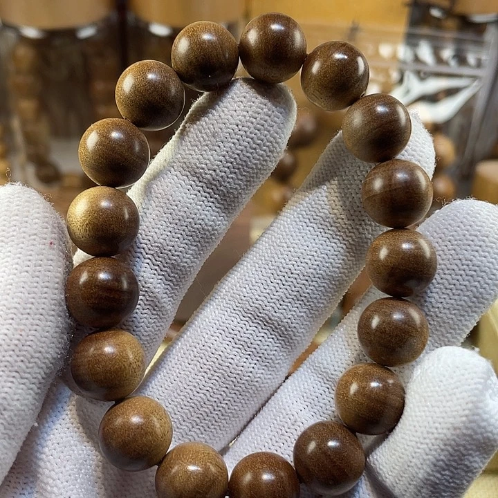 檀香木手串/手链东加檀香1.2x17横纹老料