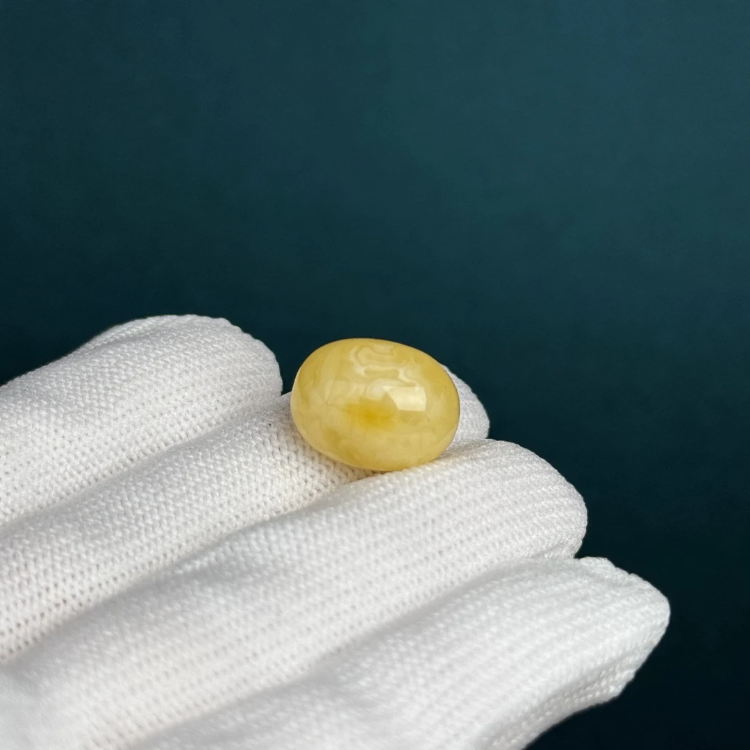 M1811天然原矿蜜蜡妖花枣珠 12.3*16mm一物一图 支持鉴定