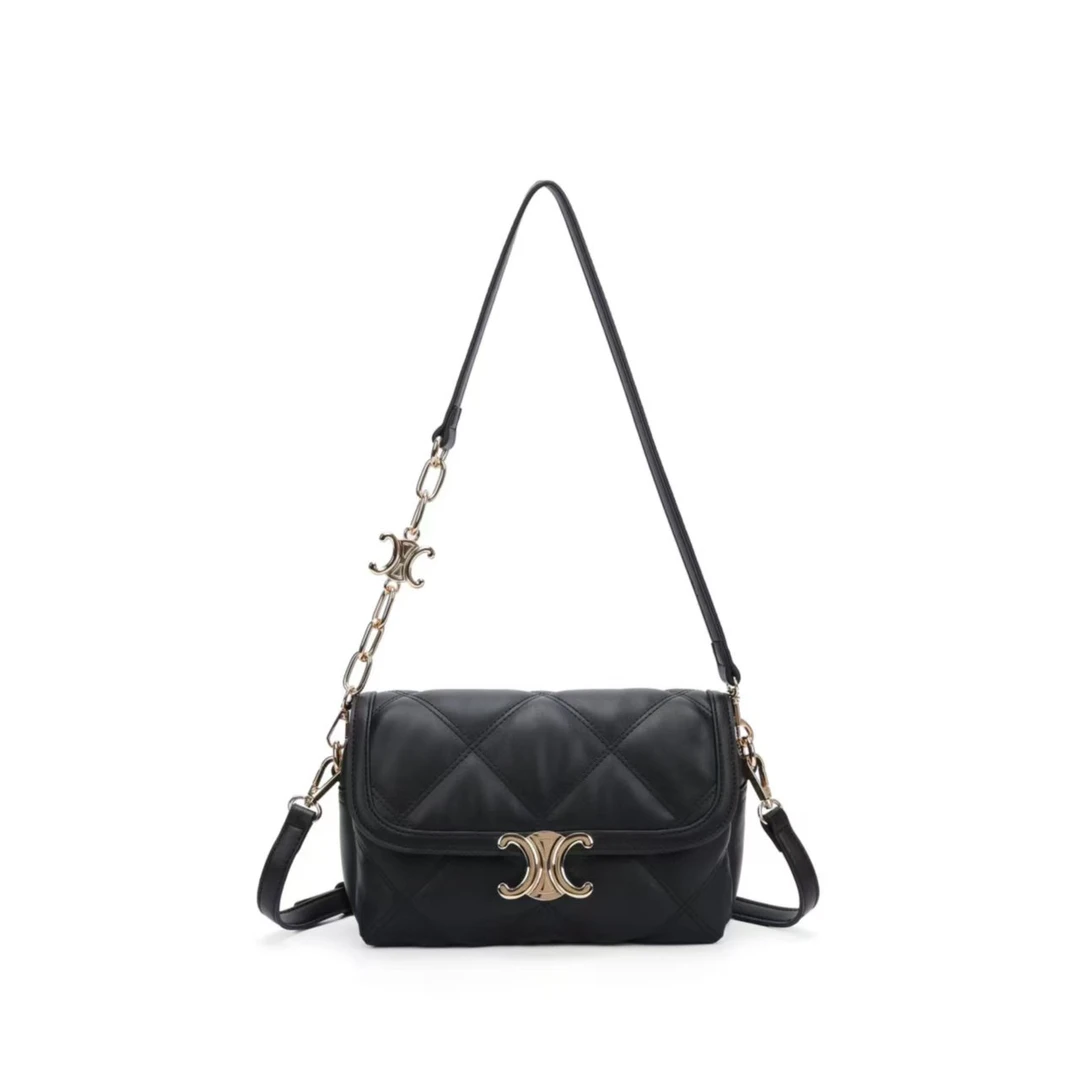 2025秋冬新款女式单肩包时尚百搭单肩斜跨女包1199