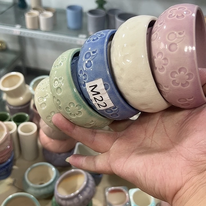 微瑕陶瓷花盆满9.9发