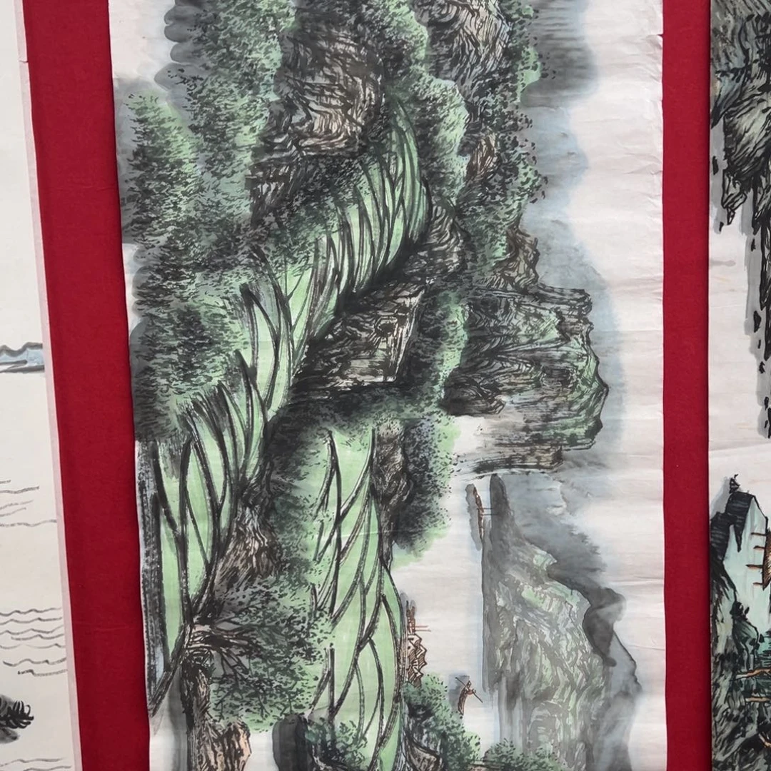 国画绘画作品多次参加全国140.70