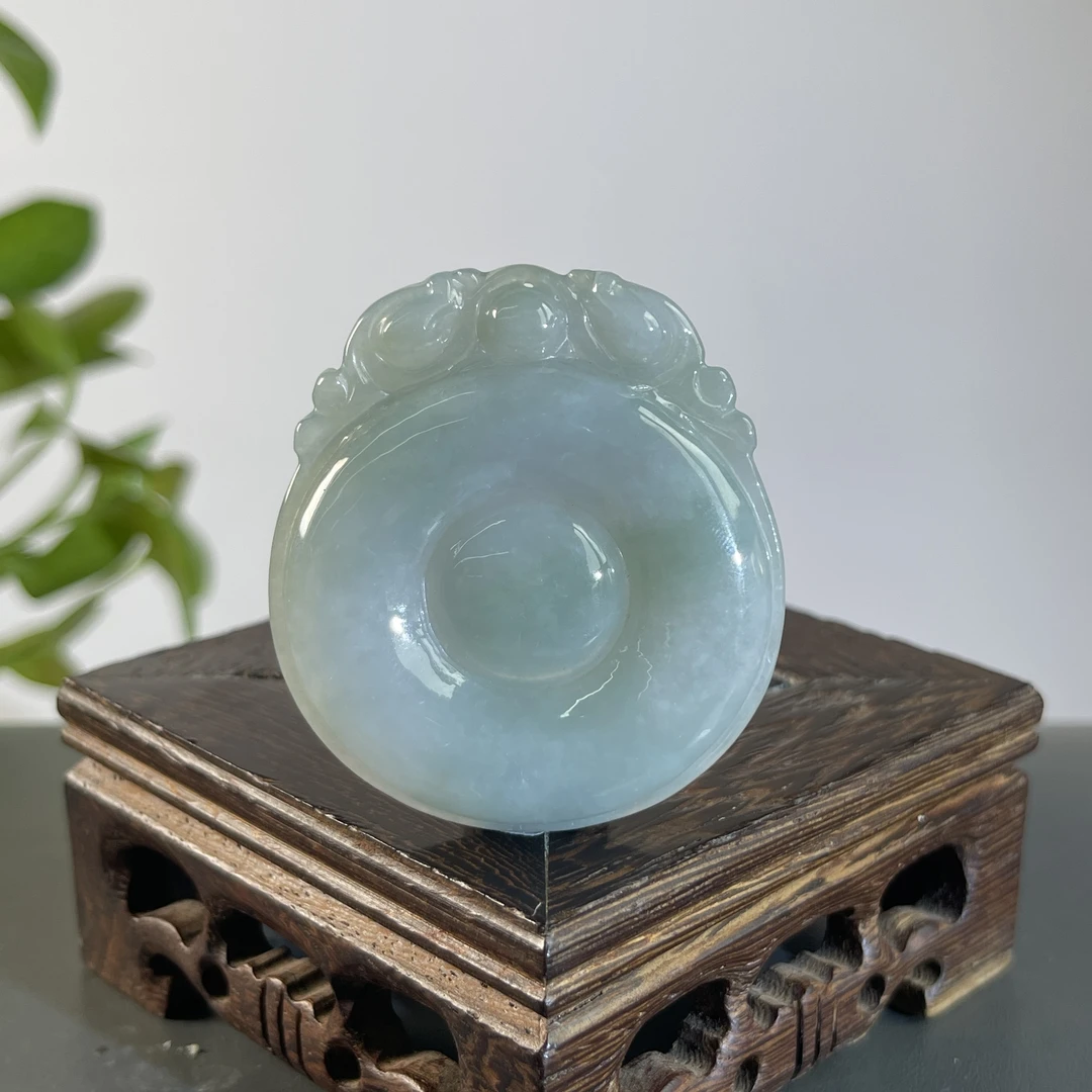 JCB27-019  天然缅甸A货翡翠  招财进宝