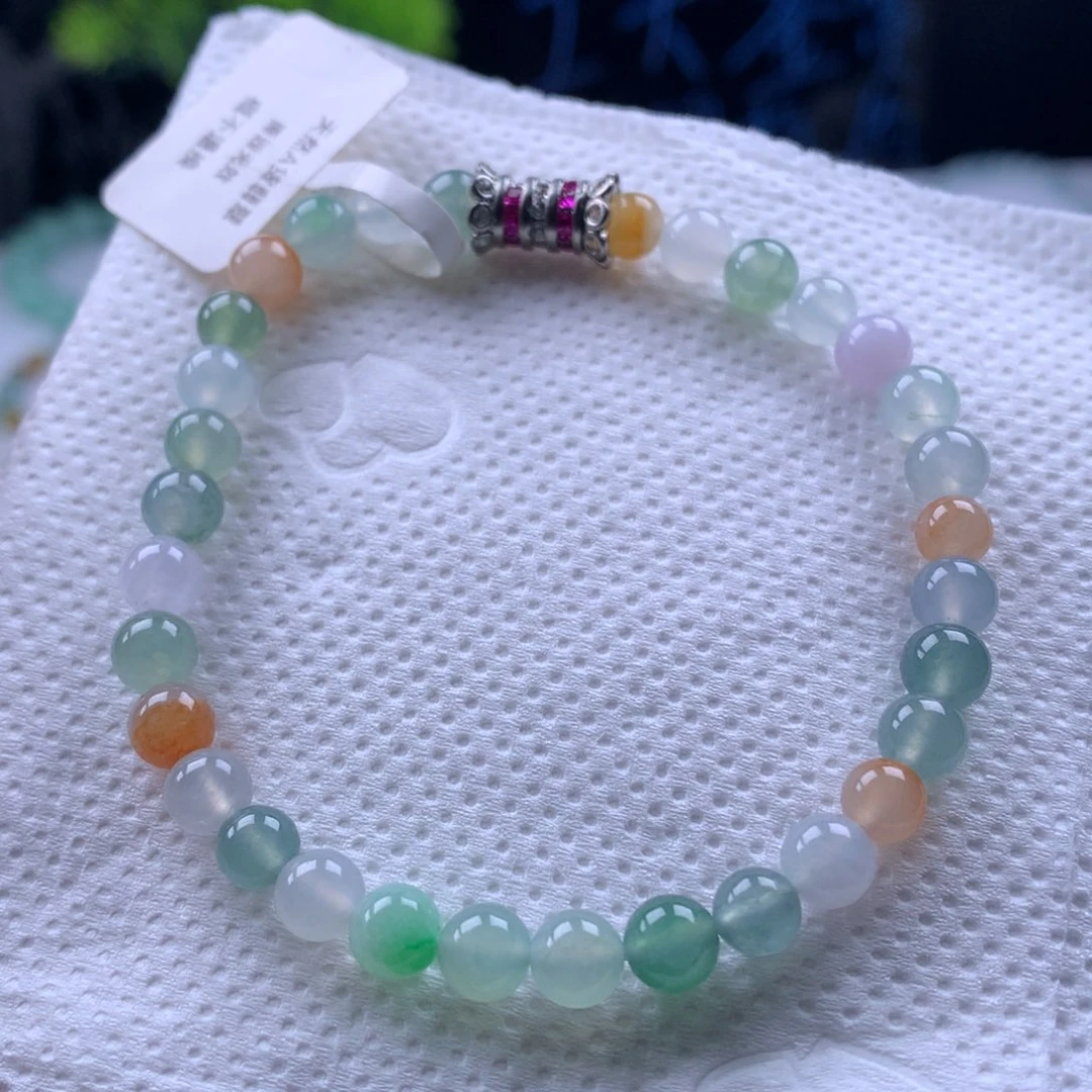 翡翠未镶嵌手链卡6