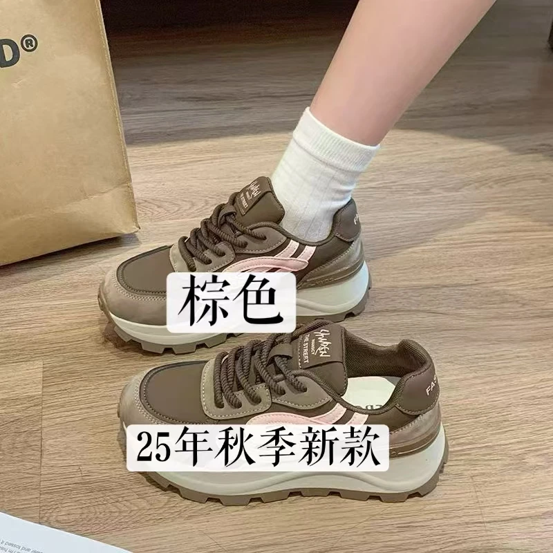女款时尚百搭春秋透气运动休闲鞋F222秋季新款