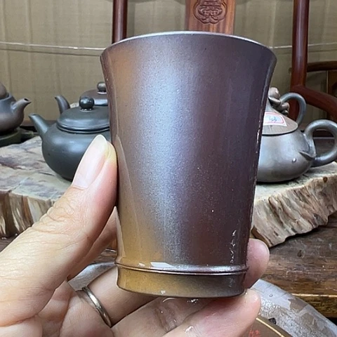 坚***哥戬谷龙窑柴烧茶杯56