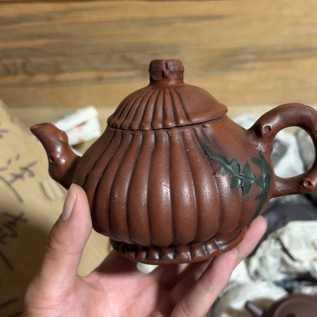 茶壶紫砂老厂紫砂壶一件！