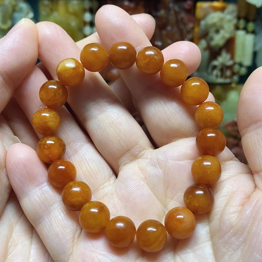 蛇纹石玉未镶嵌手链